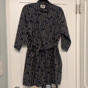John Robshaw Short Robe – Unisex One Size - NEW